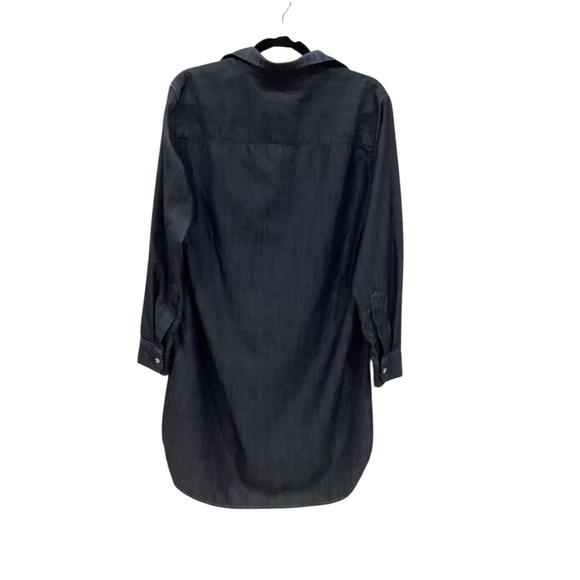 Frank & Eileen Mary Raw Rinse Denim Famous Denim Shirtdress Long Sleeve Small - Picture 10 of 15